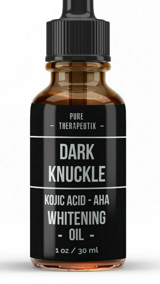 2Pk- Aceite blanqueador aclarador de ácido kójico blanqueador de nudillos oscuros AHA + crema Foto 3 de 4