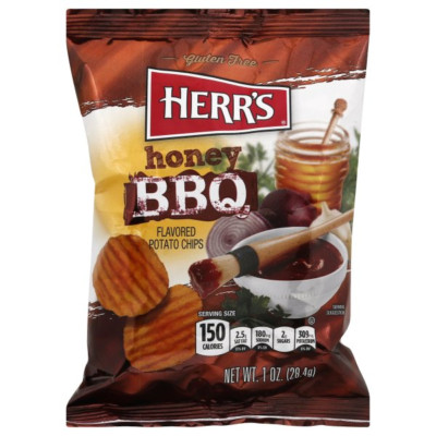 Herr's Honey BBQ Flavored Potato Chips (42 x 28,4 g. USA) | eBay.de