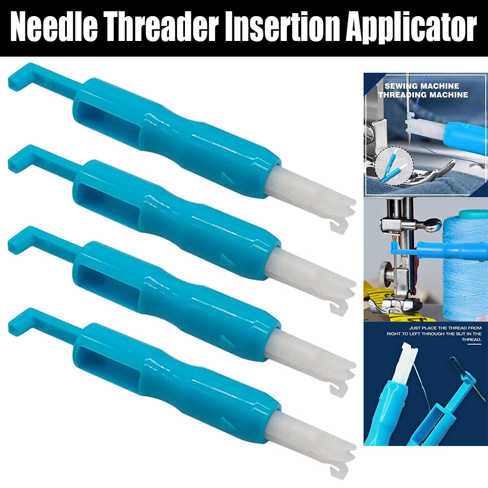 15Pcs Automatic Needle Threader Easy Insertion Handle for Sewing