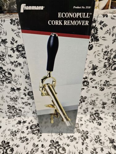 Counter Mount Wine Cork Remover Franmara 5510 New Brass Plate Bottle Opener New - Picture 1 of 4