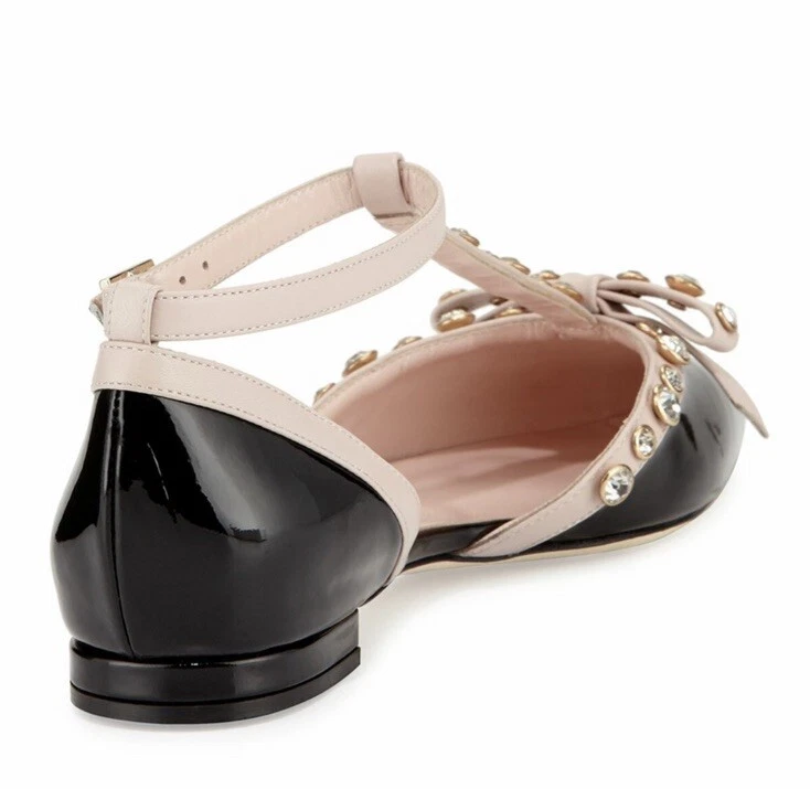 Bailarina Kate Spade New York Becca Jeweled T-step plana talla 8 Foto 3 de 4