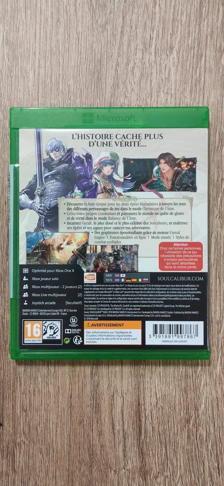 SOULCALIBUR VI XBOX ONE FR OCCASION, photo 2 sur 3