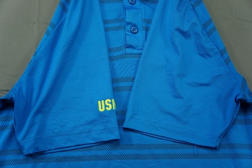 Under Armour Cold Black Polo Shirt. USMC Marine Corps Stitched. Men's S, EUC!! - Picture 4 of 7