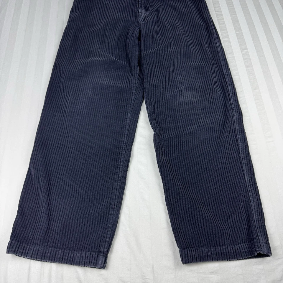 Pantalones de pana Unionbay vintage para jóvenes 28x27 pierna ancha Y2K negros Foto 3 de 4