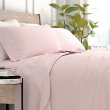 Kaycie Gray Fashion 4 Piece Ultra Soft Delicate Hearts Bed Sheet Set