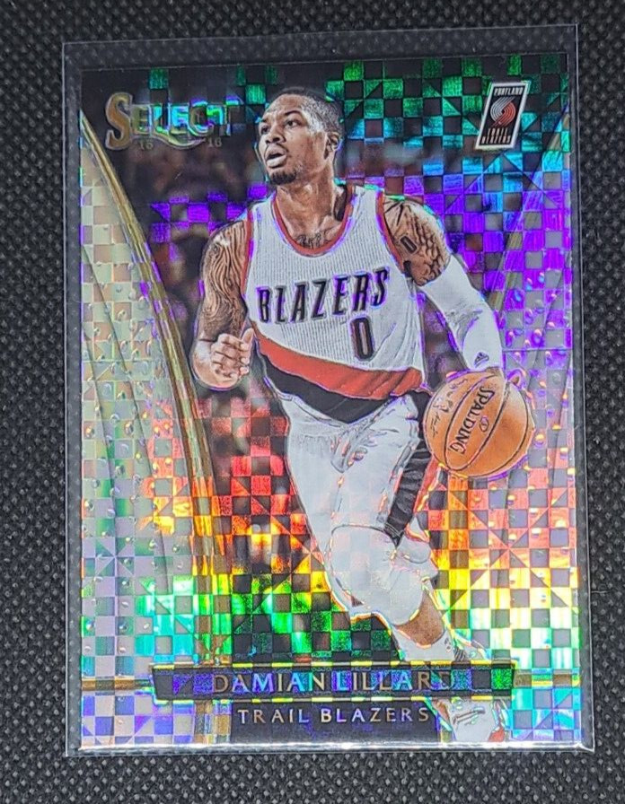 2015-16 Panini Select Courtside Silver Prizm Damian Lillard #218