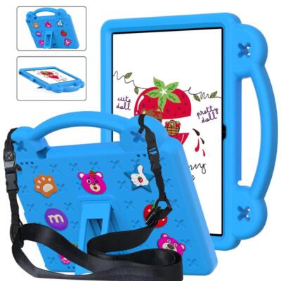 Kid Case Fr Amazon Fire HD 10 Plus 13th 11th Shockproof Handle Stand Strap Cover