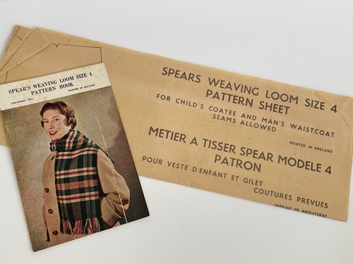 Spear’s Weaving Loom Size 4 Vintage Wooden Tabletop Craft Loom Made in England - 第 4/13 張圖片