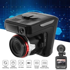 Laser Radar Detector 2.4" HD Car DVR Dash Cam Camera Video Recorders 1080P 3in1