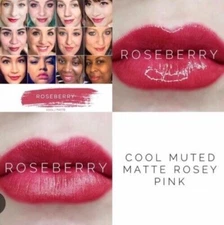 Lipsense Roseberry Long Lasting Liquid Lip Color by SeneGence New & Sealed