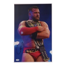 Cash Wheeler Autographed 11x17 ACOA Professional Wrestler AEW & WWE Champion!