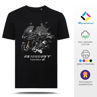 Az Graphishop T-Shirt R 1250 RT Triple Black Splatter Style TS-BM-060