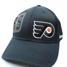 Philadelphia Flyers Reebok MO86Z NHL Meshback Stretch Fit Hockey Cap Hat L/X