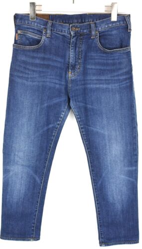 ARMANI Jeans 6Y6J45 Jeans Men's USA 34 Stretch Regular Fade Effect Zip Fly - Afbeelding 1 van 7