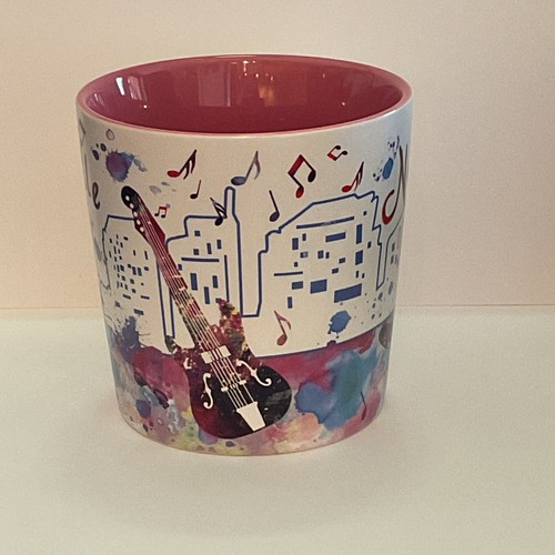 Taza de café NASHVILLE rosa - Imagen 2 de 3