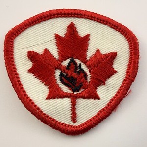 Vintage Canadian Fire Safety Patch II084