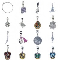 Official Genuine Harry Potter Silver Plated 15 Charms & Free Medium Bracelet Official Genuine Harry Potter Silver Plated 15 Charms & Free Medium Bracelet