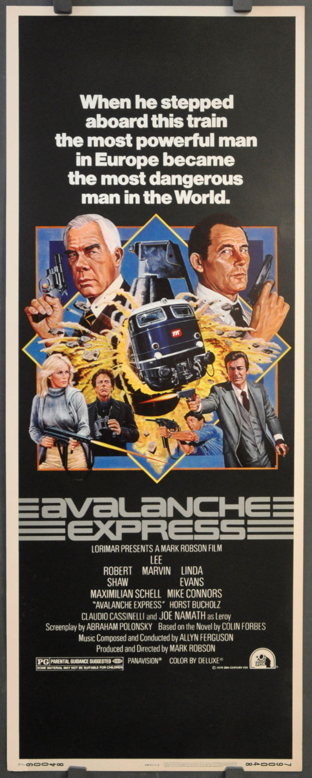 “Avalanche Express”  Original British Quad Poster - Film Poster - Movie Poster