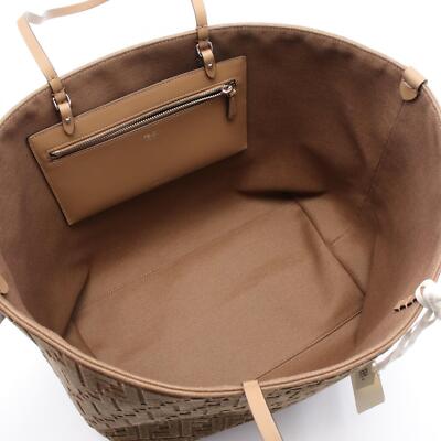 FENDI LARGE ROLL Tote Hand Bag 8BH425AT14F1QDO Jacquard