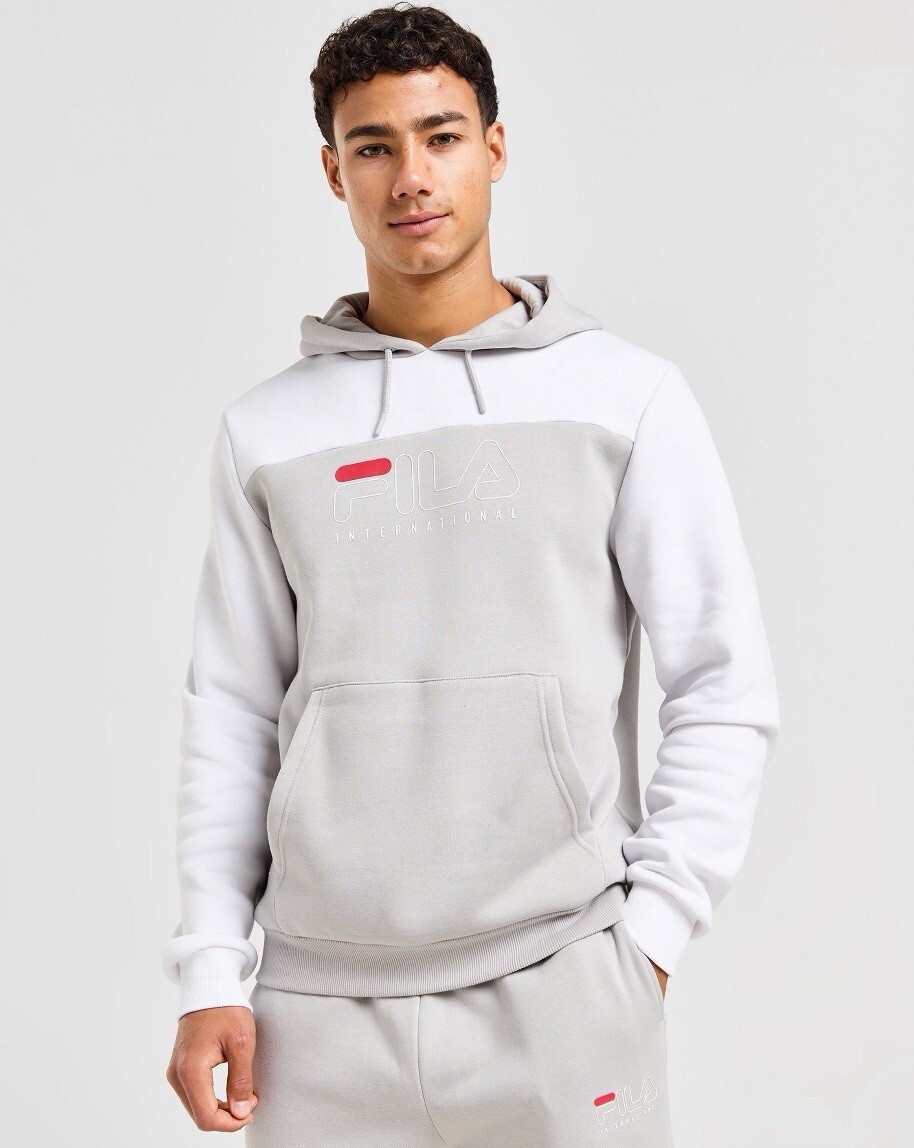 Felpa con cappuccio FILA Cole Overhead (taglia M) uomo *NUOVA CON ETICHETTE*