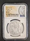 "1890-CC" NGC MS-70 2023 FIJI MORGAN DOLLAR First Day of Issue - Brilliant Coin