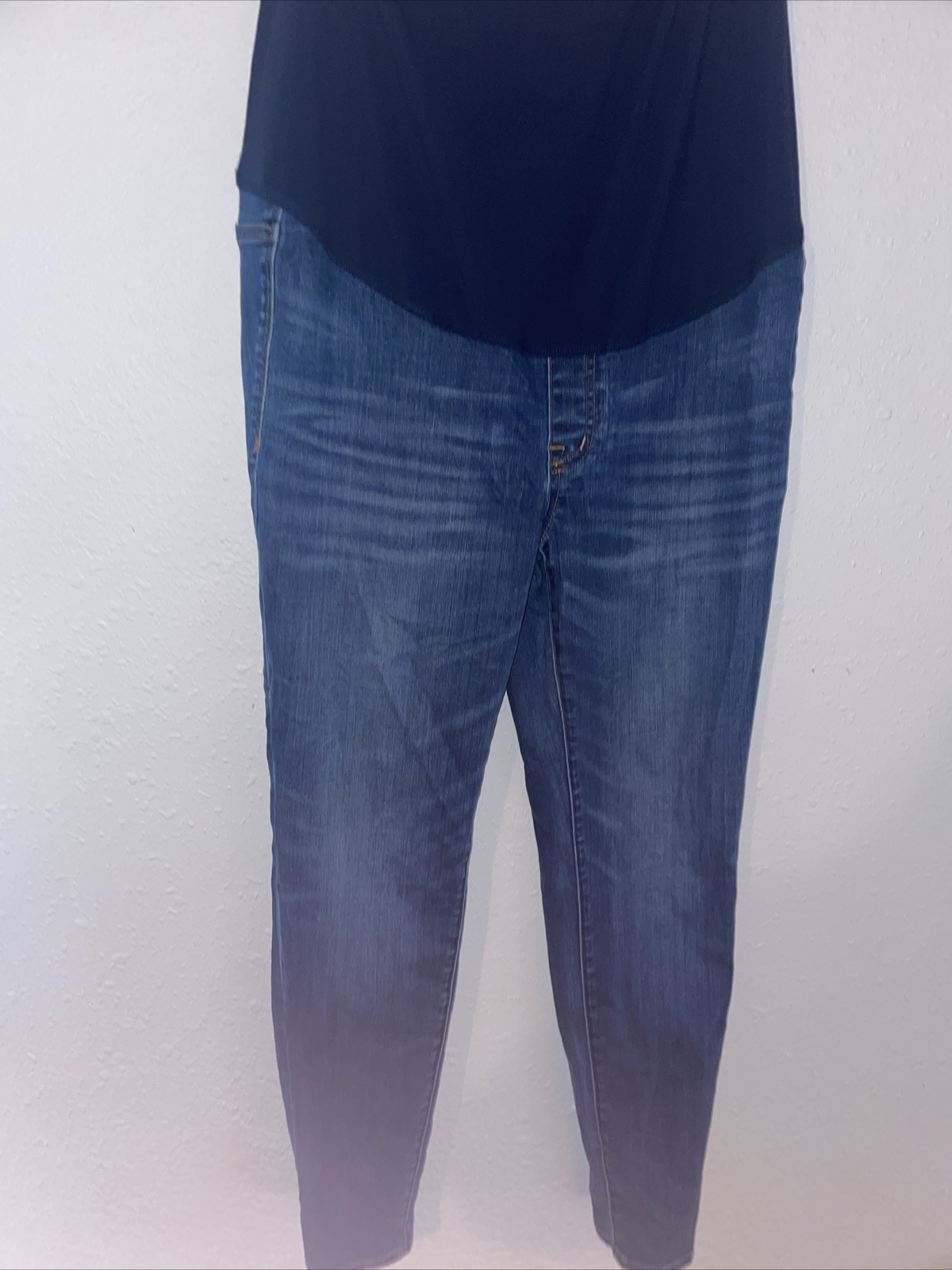 Madewell Maternity Side Panel Skinny Jeans Pull On Stretchy Size 30 eBay