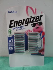 NEW Energizer Ultimate Lithium AAA 18-pack Batteries Expire 2048+ SEALED