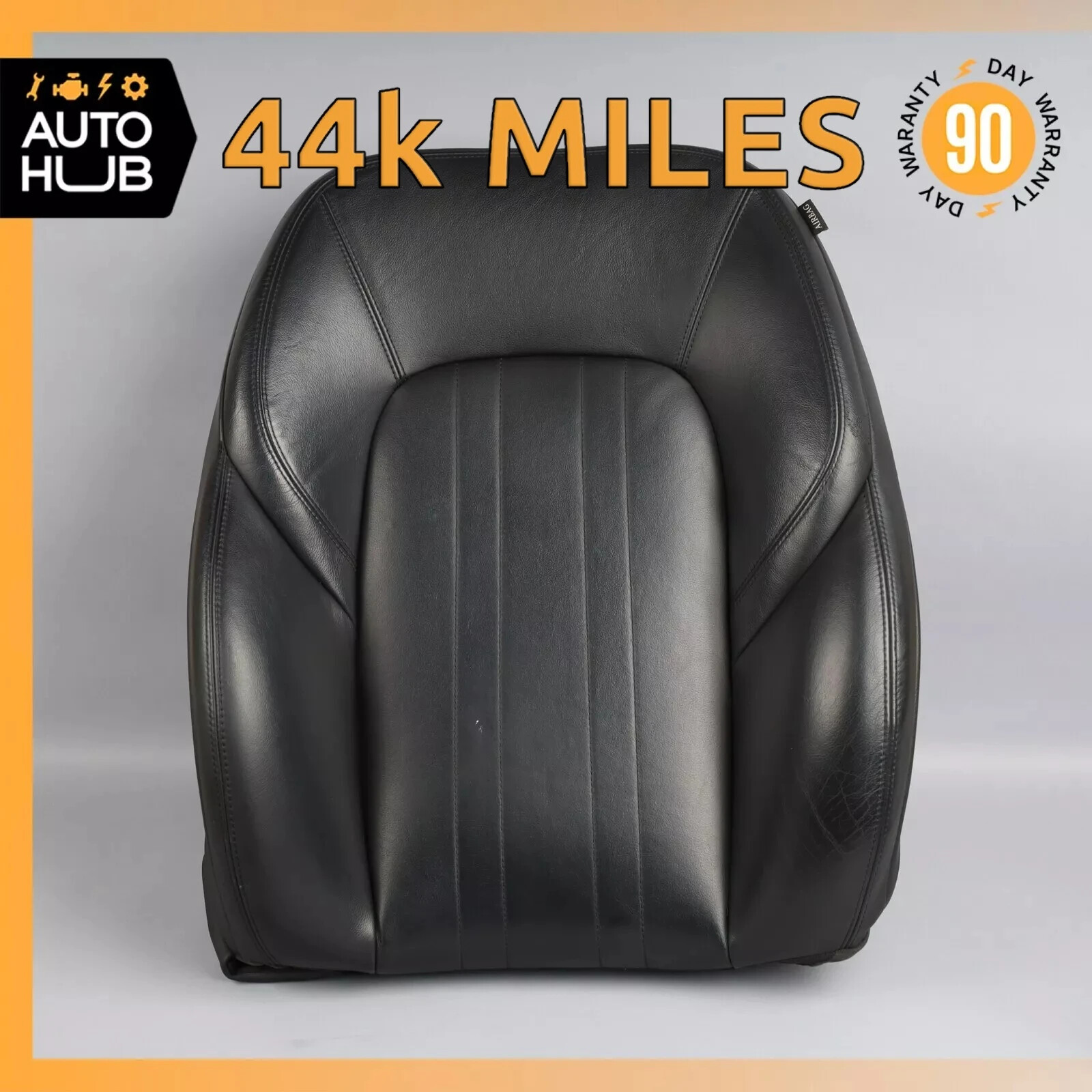 17-20 Maserati Levante M161 Front Left Side Top Upper Seat Cushion Black OEM 44k