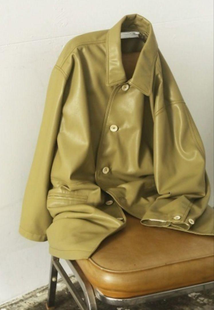 todayful 　Leather Over Jacket ブラック　36 TODAYFUL Leather Over Jacket
