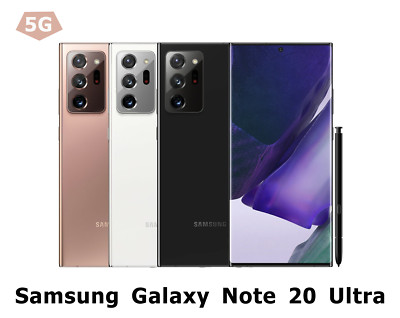 New Samsung Galaxy Note 20 Ultra 12GB+128GB SM-N986U1 5G Unlocked Smartphones