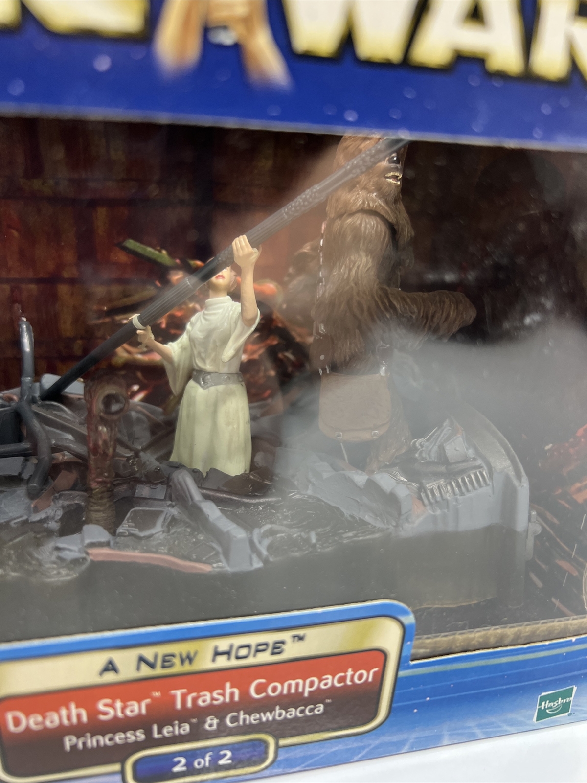 Star Wars A New Hope Death Star Trash Compactor Leia and Chewbacca eBay