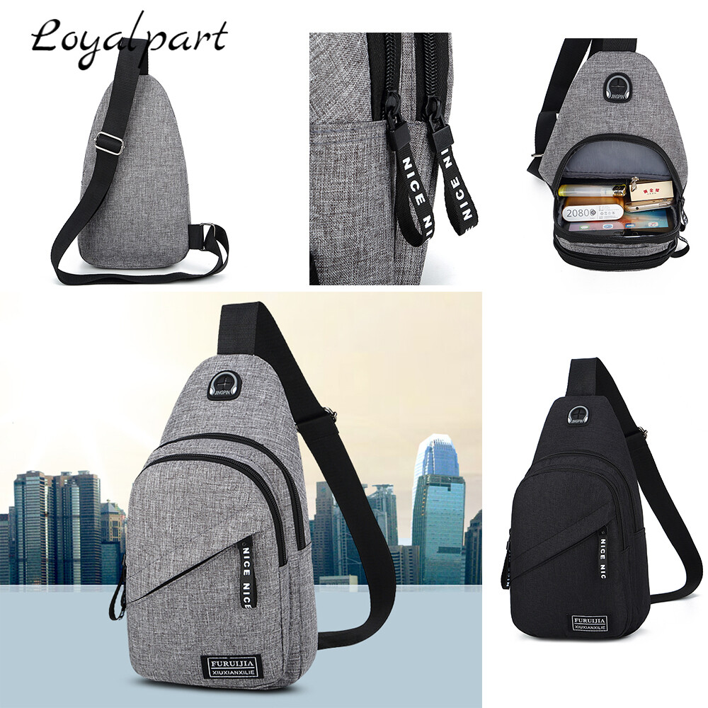 Sling Bag Chest Bag Sports Travel Backpack Cross Body Handbag