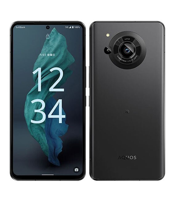 SHARP AQUOS R7 A202SH 256GB Android Smartphone Black Very SHARP AQUOS R7 A202SH 256GB Android Smartphone Black Very