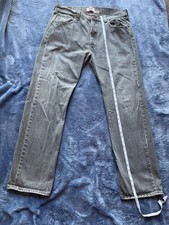 Vintage Levi  s 501 Men  s Gray Jeans Size 36x32 Button Fly Denim