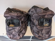 My Babiie MB11 Double Stroller Hoods Cherish Dani Dyer Geo Black