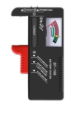 Battery Tester Checker Universal AA AAA C D 9V 1.5V Button Cell Batteries   Used