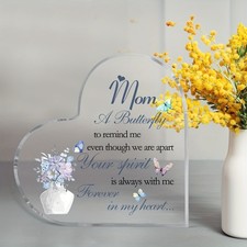 Acrylic Memorial Plaque Sympathy Gift For Loss Of Mother In Memory Decor