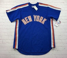 NEW/Old Stock VTG 80s Majestic MLB New York Mets Men’s Jersey BP Authentic RARE