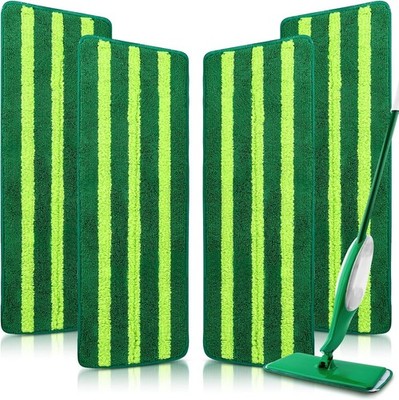 4 Pack Spray Mop Pads Refills Compatible with Libman Freedom Spray Mop, Reusable