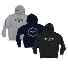 Billabong Mens Sweatshirt Hoodie Pullover Long Sleeve Logo Pockets S L 2Xl New