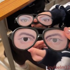 Classroom Snoozing Aid Fake Creative Goggles Nap Glasses Fake Sleeping Unisex
