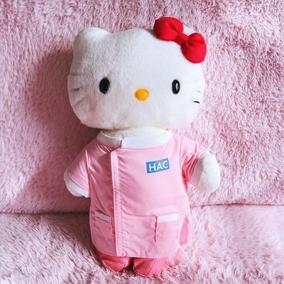 Hello Kitty HAC 2003 seltenes Retro Plüschtier Sanrio Collaboration