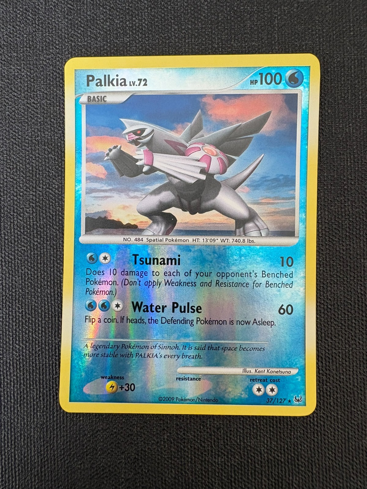 Pokemon TCG - Palkia 37/127 Platinum Reverse Holo - LP
