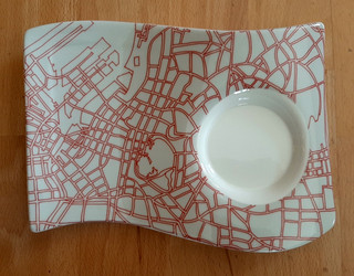 Villeroy & Boch NewWave Caffè Tokyo Partyplate ca. 22 x 16 cm