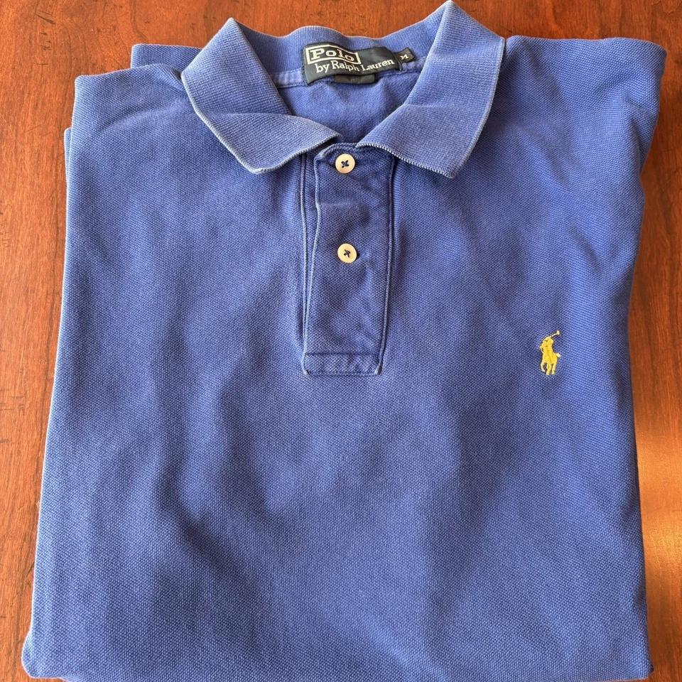 Lot of 5 Polo Ralph Lauren Short Sleeve Pony Polo Shirts Men’s Medium - Image 3 of 4