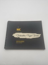 Fotosetter Type Faces Intertype Company Brooklyn New York c1950s