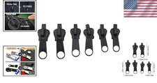 Fix Zipper Zip Slider Repair Instant Kit Removable Rescue Replacement Pack of 6P