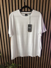 Image of Hugo Boss Womens Ecosa T-Shirt White XL BNWT Minimal Logo