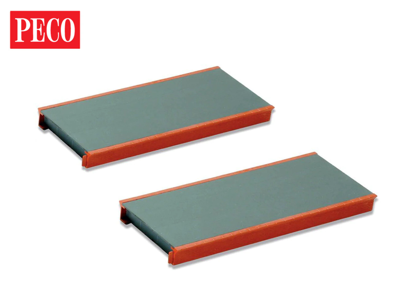 Peco ST93 ST93 Straight Platform Unit, brick type