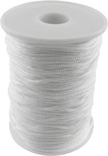 1PC 54 Yards 2Mm Braided Shade Roller Blinds Cord White Pull String Rope, Blinds